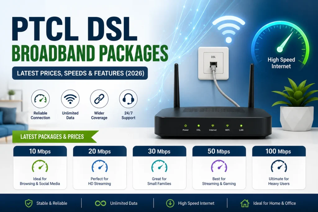 PTCL Internet Packages