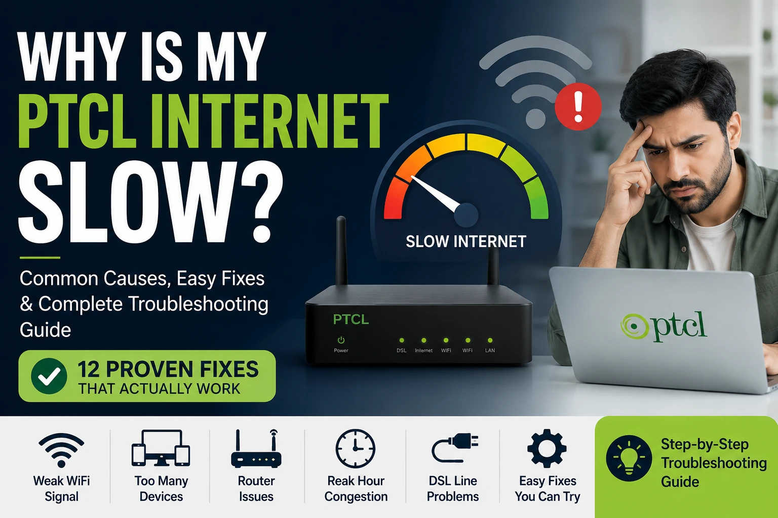 Why Is My PTCL Internet Slow? Complete Troubleshooting Guide